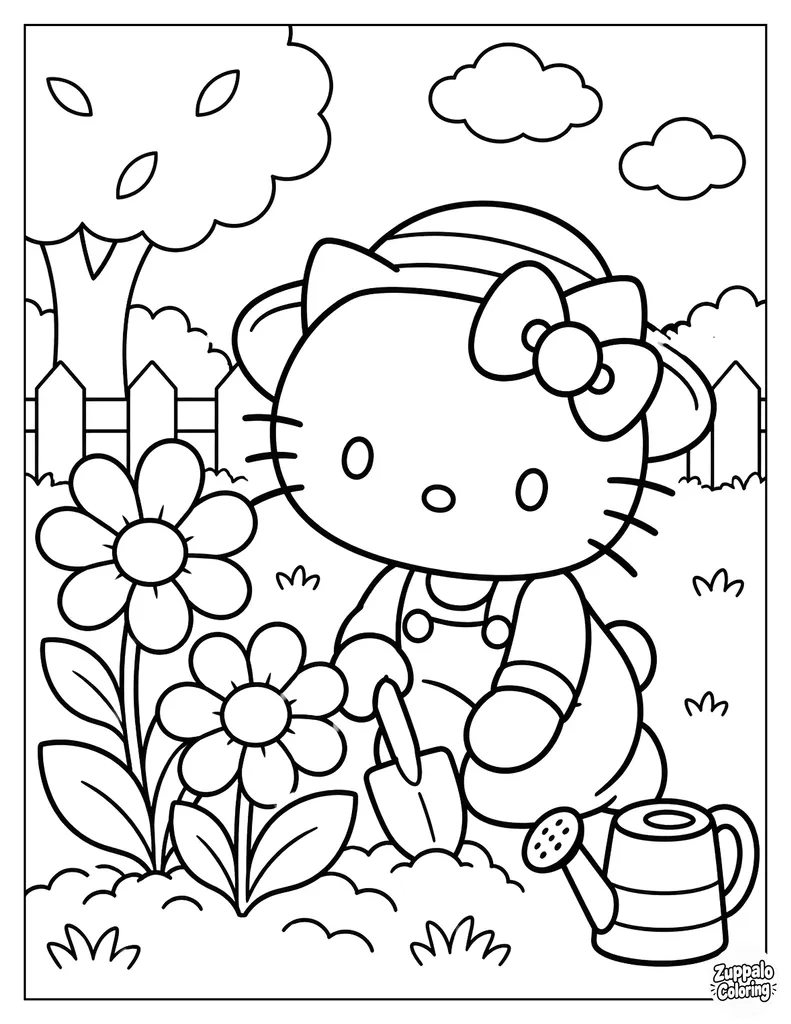 凯蒂猫种花